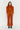 Orange textured flared pants