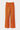 Orange textured flared pants