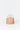 Pink mini leather bag with passementerie detail