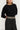 Black wide-leg pants with a tailored fit