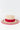 Natural straw wide-brim hat with fuschia band