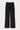 Black straight pants with circular pocket detail