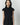 Black textured sleeveless summer top
