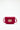 Red leather crossbody bag with golden clasp