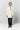 Coat — Ecru with black velvet buttons