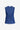 Blue denim button-front vest