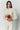 Natural & red straw mini bag with passementerie details