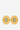 Earrings — Gold with light blue stone