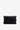 Black satin clutch with braided passementerie