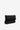 Black satin clutch with braided passementerie