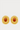 Glittery brown sun earrings