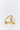 Sculptural gold & white ring