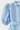 Niagara blue satin puff sleeve short dress