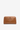 Camel leather crossbody bag with croco-embossed finish and drop-shaped detail