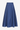 Blue denim midi skirt with pockets