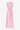 Pink and white striped long dress with bow detail
