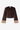 Dark brown velvet jacket with lace hem