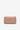 Nude leather crossbody bag with drop-shaped detail