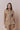 Beige utility button-front jacket