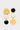 Double stone black & white earrings