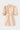 Nude satin puff sleeve short dress