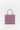 Lilac leather structured mini tote