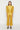 Yellow satin straight pants