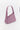 Lilac asymmetric leather quilted bag