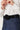 Black passementerie belt
